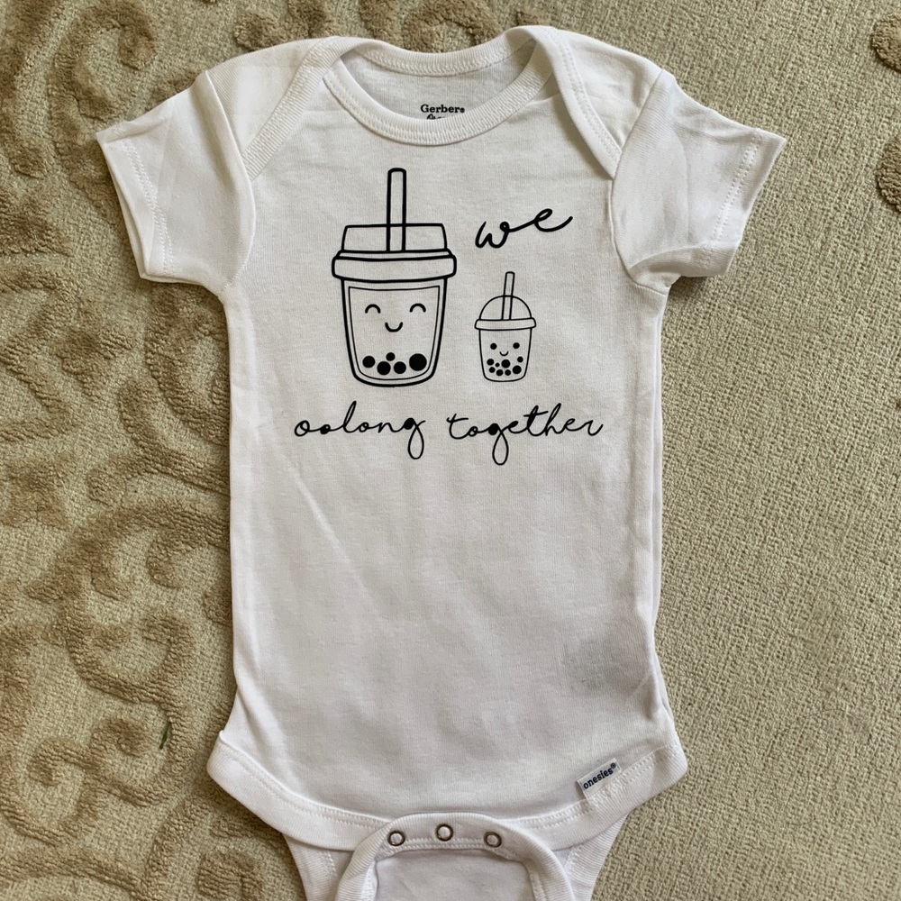 Baby Boba Milk Tea Onesie
